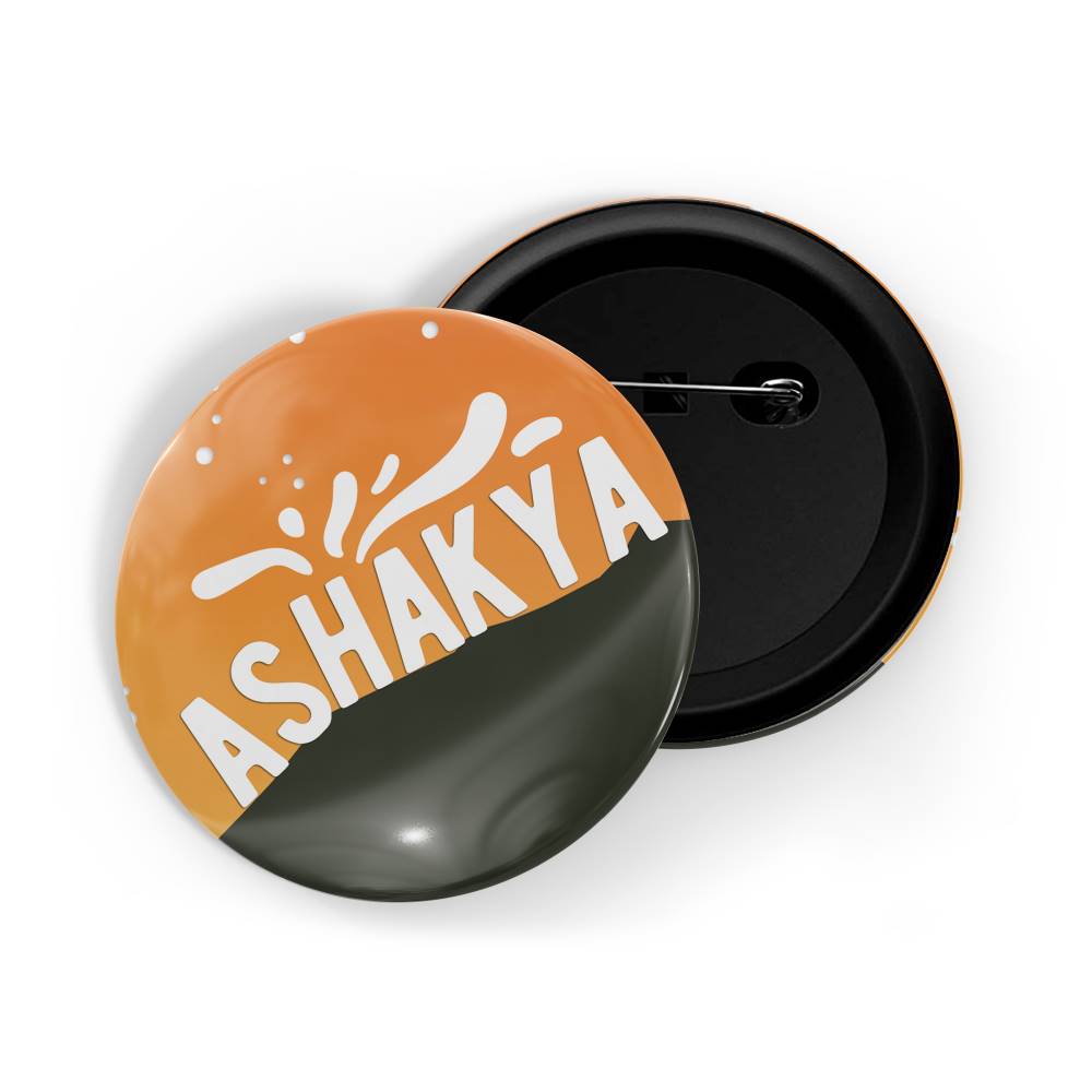 dhcrafts Round Pin Badges Black Marathi slags / Language / words / sentence Appan Maazaa Saathi Ek Selfie Kaar? Glossy Finish Design Pack of 1 (58mm)